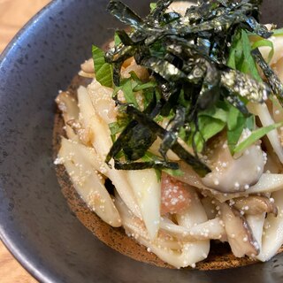 エリンギのたらこパスタ風♡